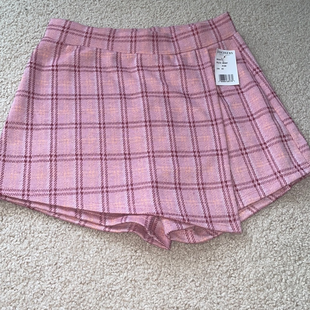 Womens New Discovery Plaid Skort